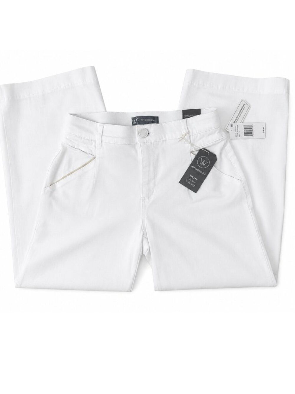 Wyatt Skyrise V-Pocket Wide Leg Pants with V-Yoke
